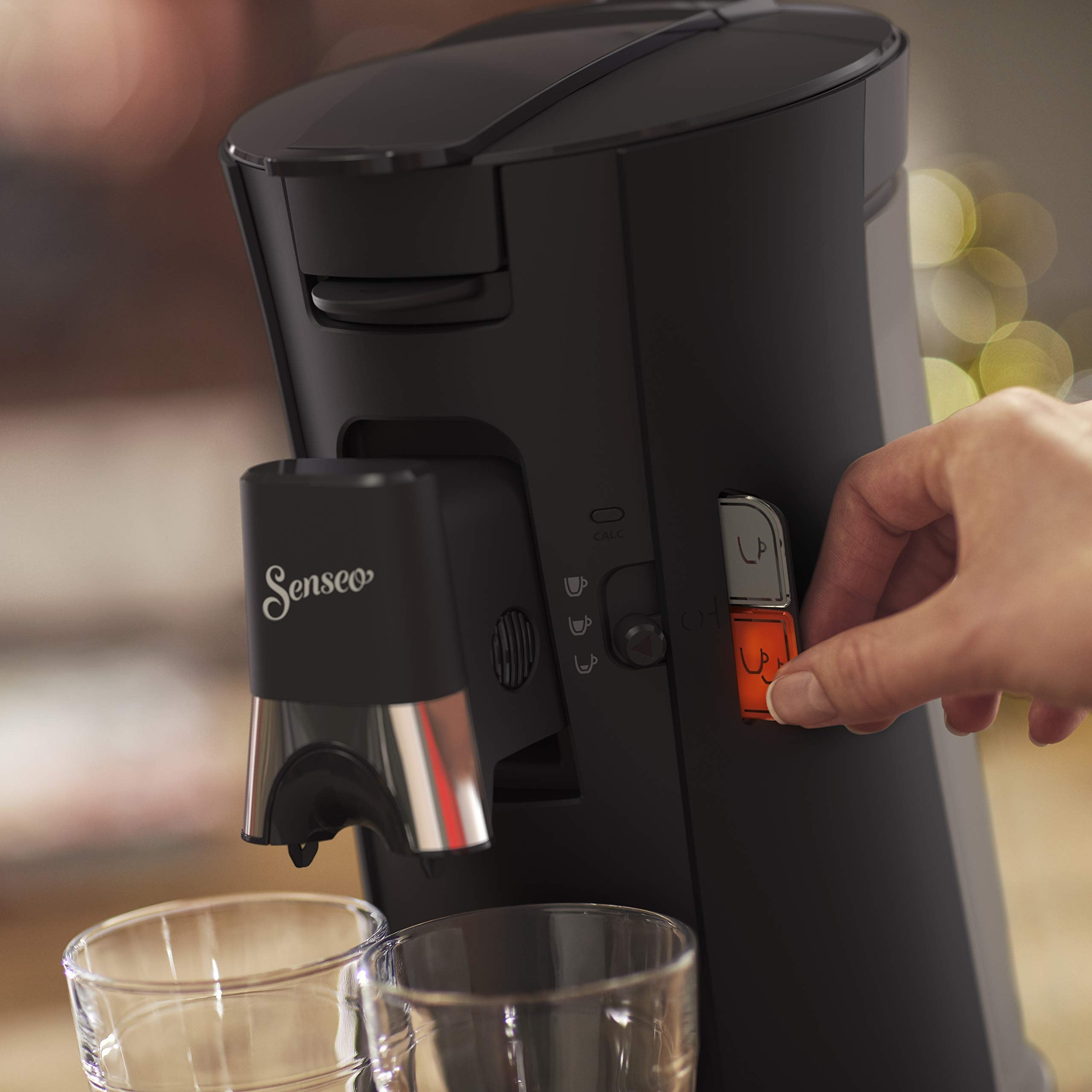 Cafetière Premium CSA240/60 Device à café à dosettes, Black